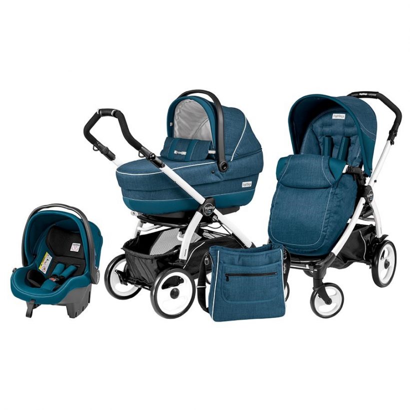 Trio Book 51 XL Modular di Peg Perego modello Saxony Blu