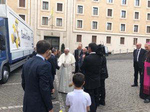 Beberoyal incontra Papa Francesco