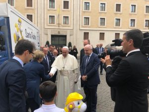 Beberoyal incontra Papa Francesco