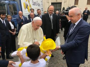 Beberoyal incontra Papa Francesco