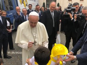 Beberoyal incontra Papa Francesco