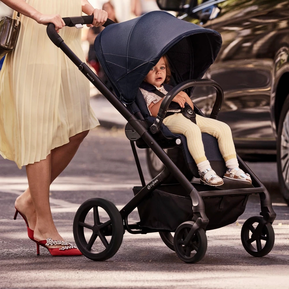 Cybex passeggino Balios S Denim Collection si trasforma in trio
