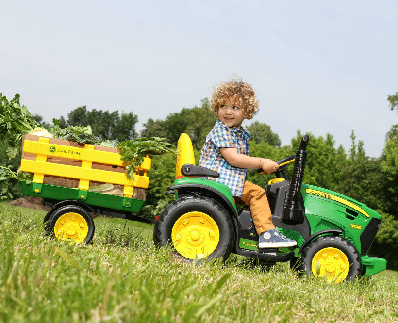 trattore elettrico peg perego ground force