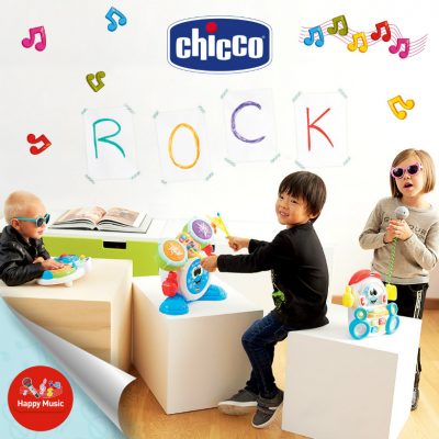 Chicco Happy Music, giochi musicali interattivi per bambini da 1 anno in su