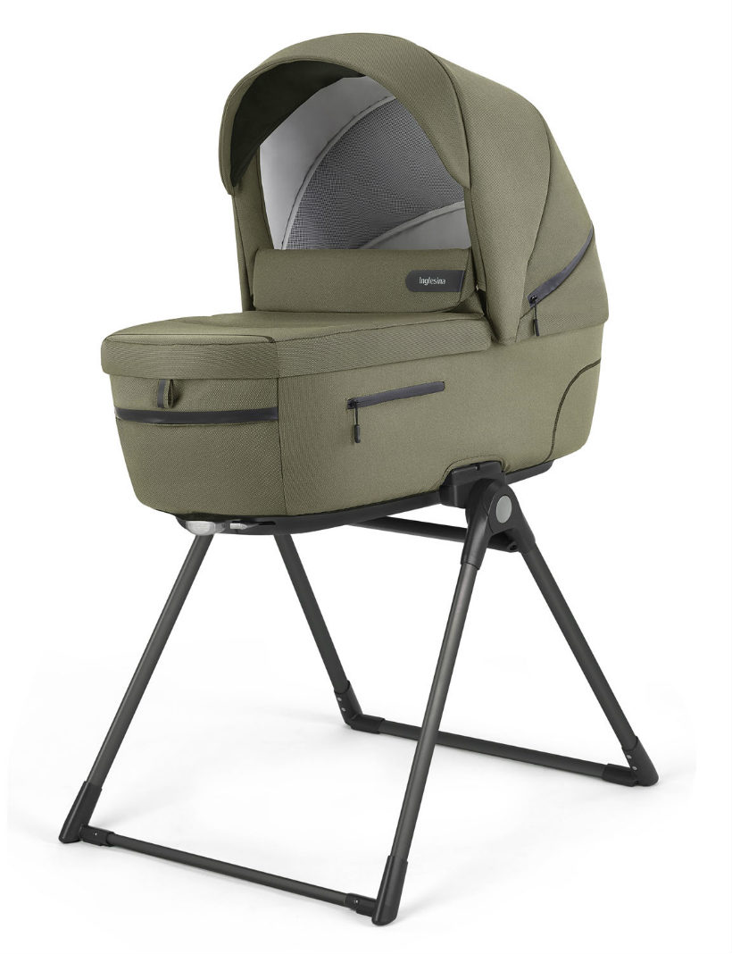 inglesina culla maxi tuareg beige su supporto standup 