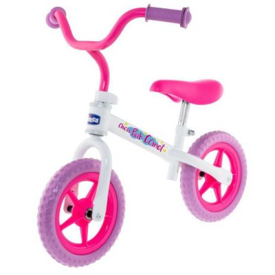 chicco balance bike pink comet